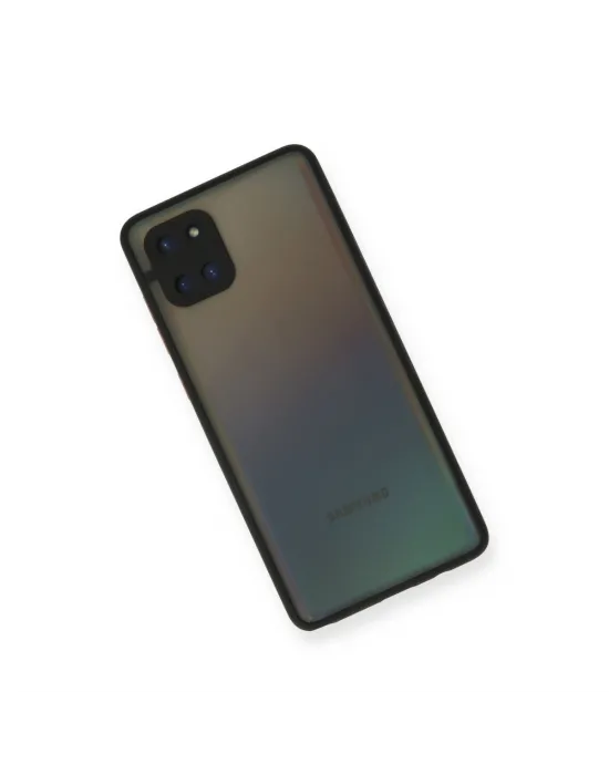 Samsung Galaxy A81 / Note 10 Lite Kılıf Montreal Silikon Kapak - Siyah
