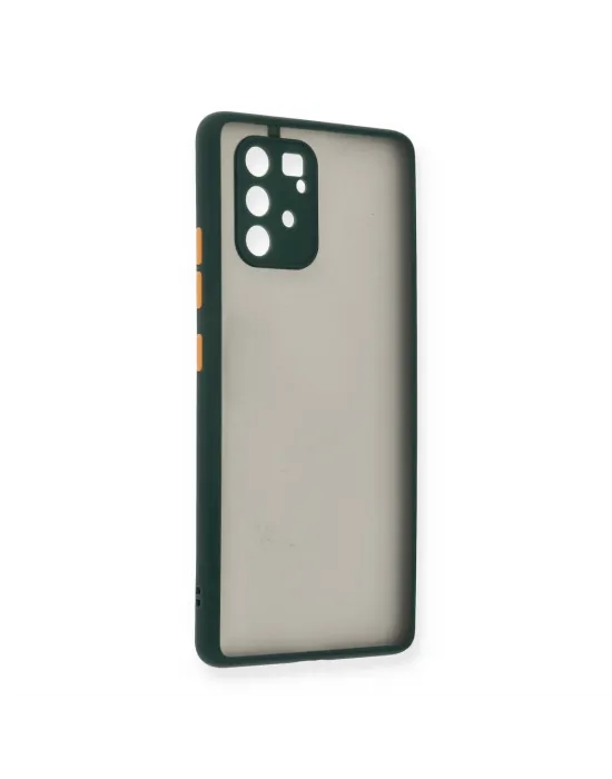 Samsung Galaxy A91 / S10 Lite Kılıf Montreal Silikon Kapak - Yeşil