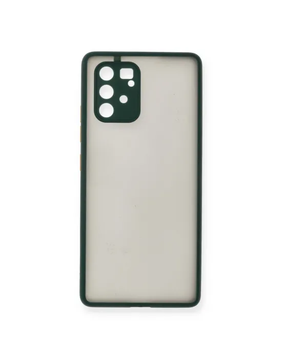 Samsung Galaxy A91 / S10 Lite Kılıf Montreal Silikon Kapak - Yeşil