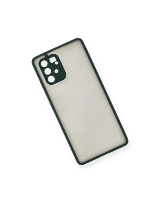 Samsung Galaxy A91 / S10 Lite Kılıf Montreal Silikon Kapak - Yeşil