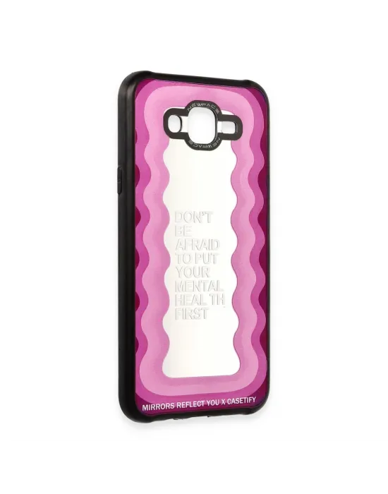 Samsung Galaxy J7 Kılıf Mirror Desenli Kapak - Mirror - 11