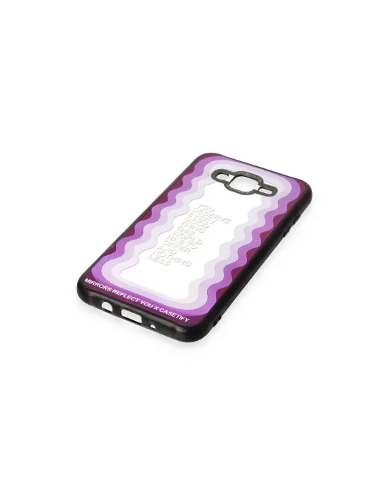 Samsung Galaxy J7 Kılıf Mirror Desenli Kapak - Mirror - 5