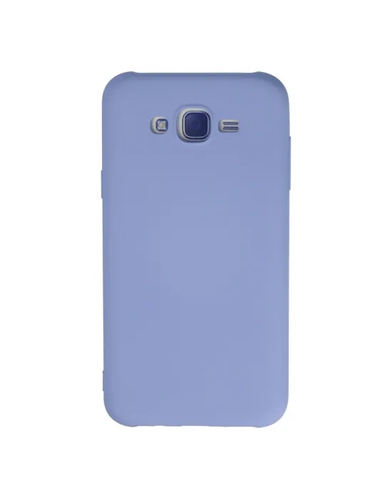 Samsung Galaxy J7 Kılıf Nano İçi Kadife Silikon - Lila