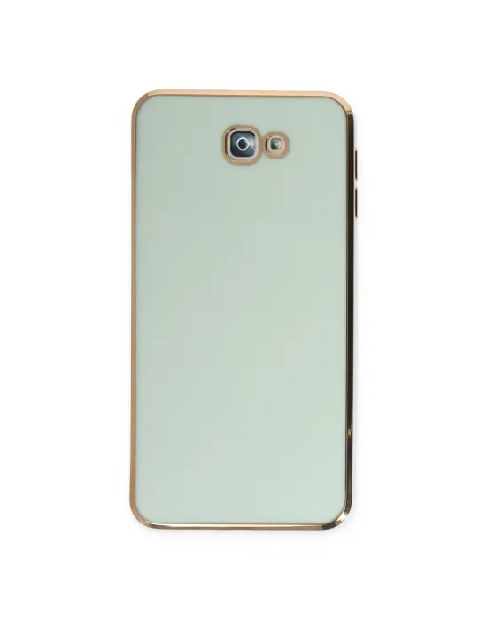 Samsung Galaxy J7 Prime Kılıf Volet Silikon - Açık Yeşil