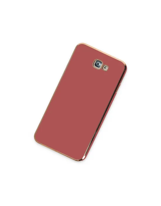 Samsung Galaxy J7 Prime Kılıf Volet Silikon - Kırmızı