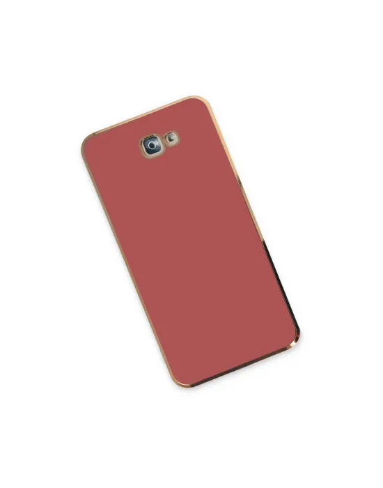 Samsung Galaxy J7 Prime Kılıf Volet Silikon - Kırmızı
