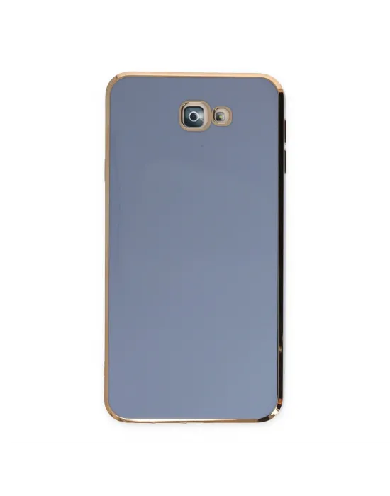 Samsung Galaxy J7 Prime Kılıf Volet Silikon - Mavi