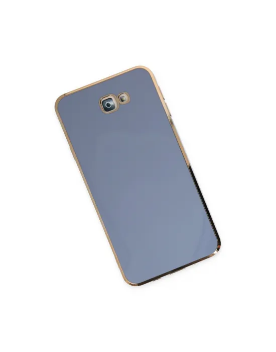 Samsung Galaxy J7 Prime Kılıf Volet Silikon - Mavi