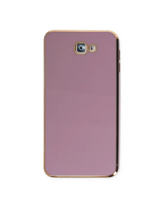 Samsung Galaxy J7 Prime Kılıf Volet Silikon - Mor