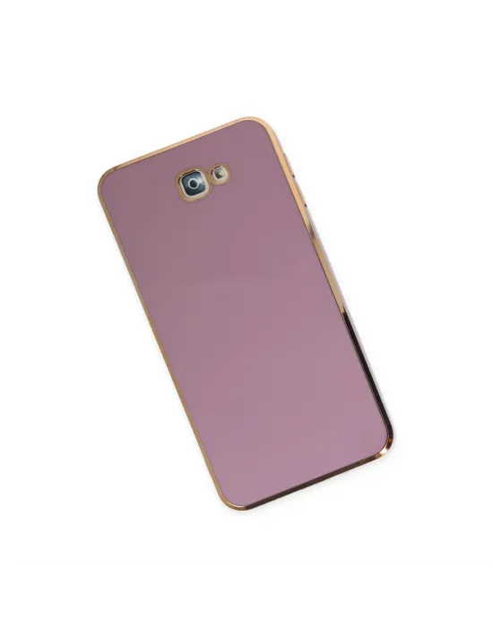 Samsung Galaxy J7 Prime Kılıf Volet Silikon - Mor