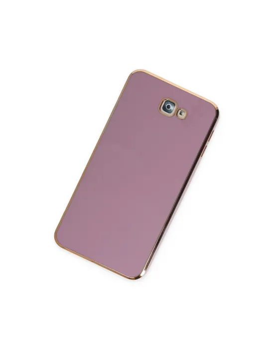 Samsung Galaxy J7 Prime Kılıf Volet Silikon - Mor