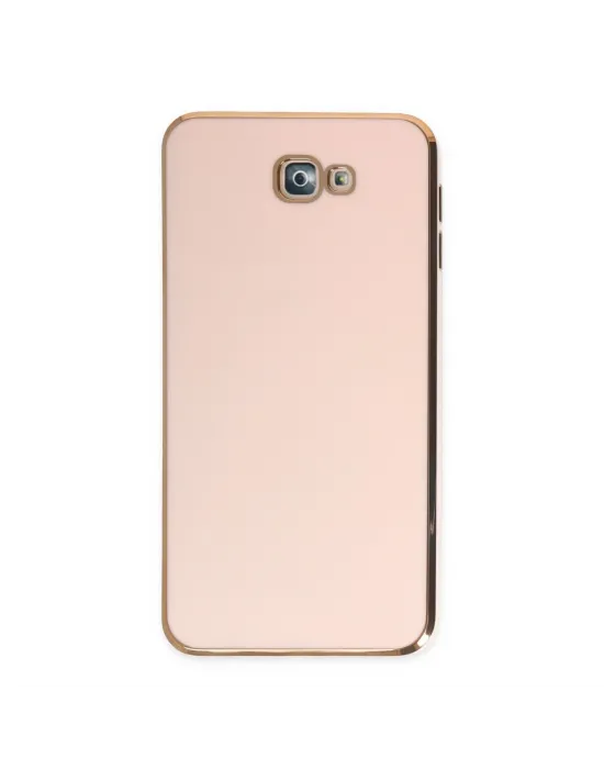 Samsung Galaxy J7 Prime Kılıf Volet Silikon - Pembe