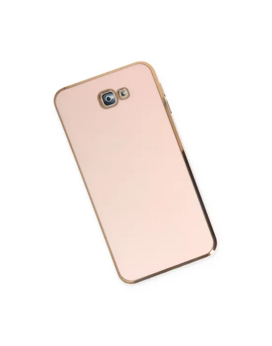 Samsung Galaxy J7 Prime Kılıf Volet Silikon - Pembe