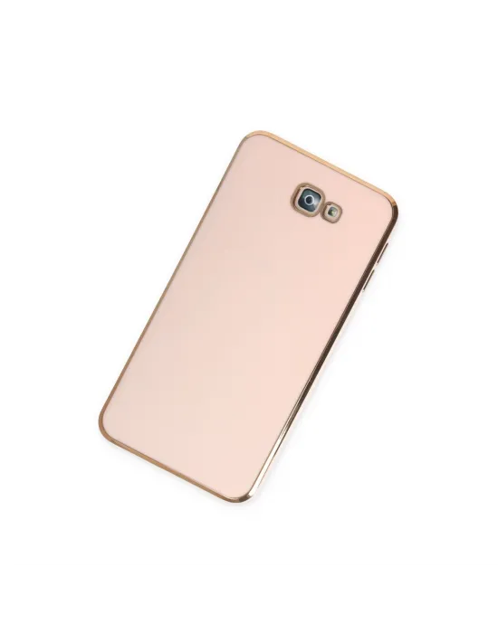 Samsung Galaxy J7 Prime Kılıf Volet Silikon - Pembe