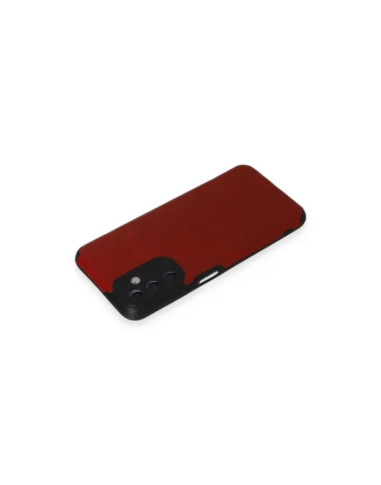 Samsung Galaxy M14 5g Kılıf Loop Deri Silikon - Kırmızı