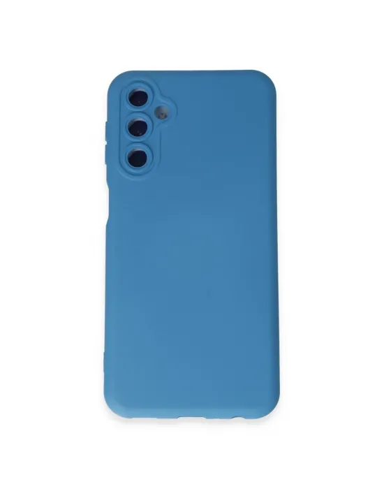 Samsung Galaxy M14 5g Kılıf Nano İçi Kadife Silikon - Mavi