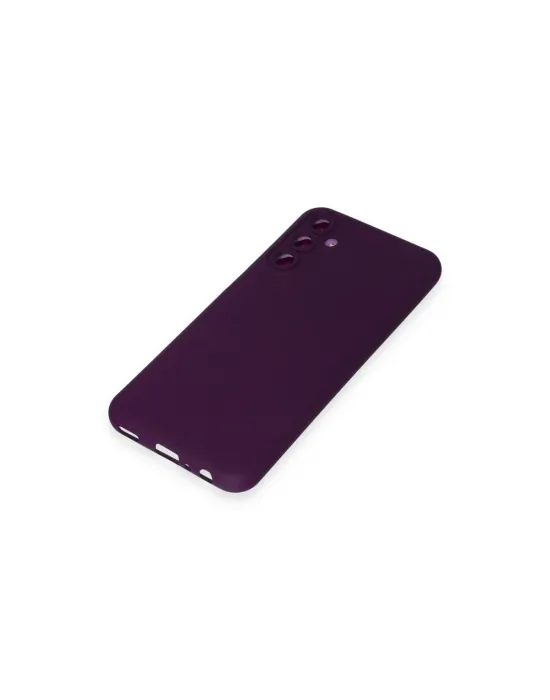 Samsung Galaxy M14 5g Kılıf Nano İçi Kadife Silikon - Mor