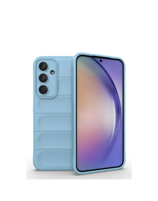 Samsung Galaxy M14 5g Kılıf Optimum Silikon - Sky Blue