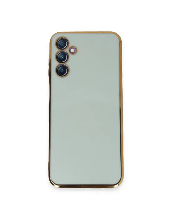 Samsung Galaxy M14 5g Kılıf Volet Silikon - Açık Yeşil