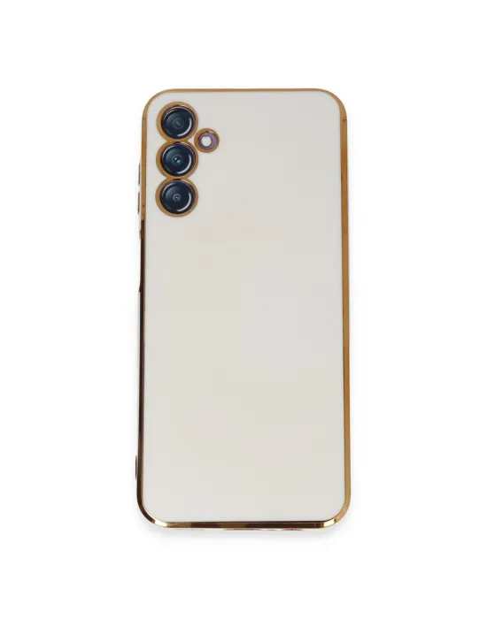 Samsung Galaxy M14 5g Kılıf Volet Silikon - Beyaz