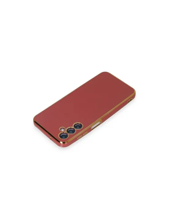 Samsung Galaxy M14 5g Kılıf Volet Silikon - Kırmızı