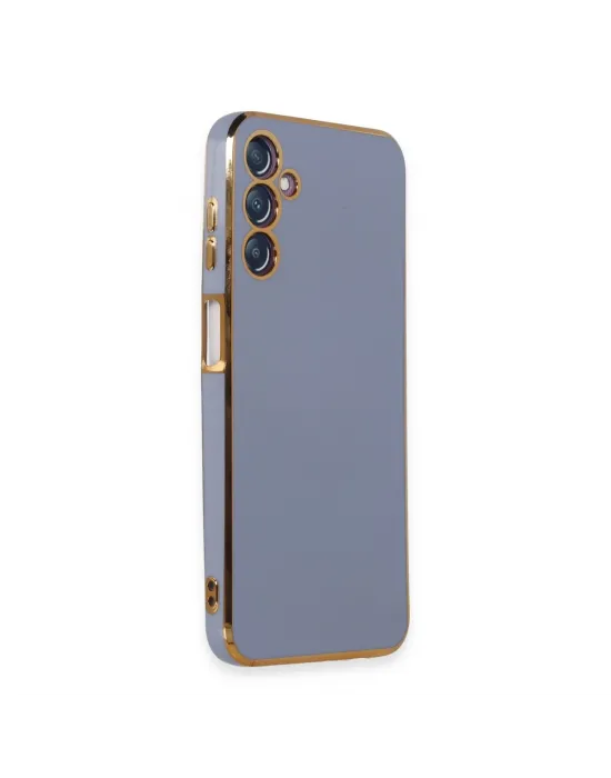 Samsung Galaxy M14 5g Kılıf Volet Silikon - Mavi