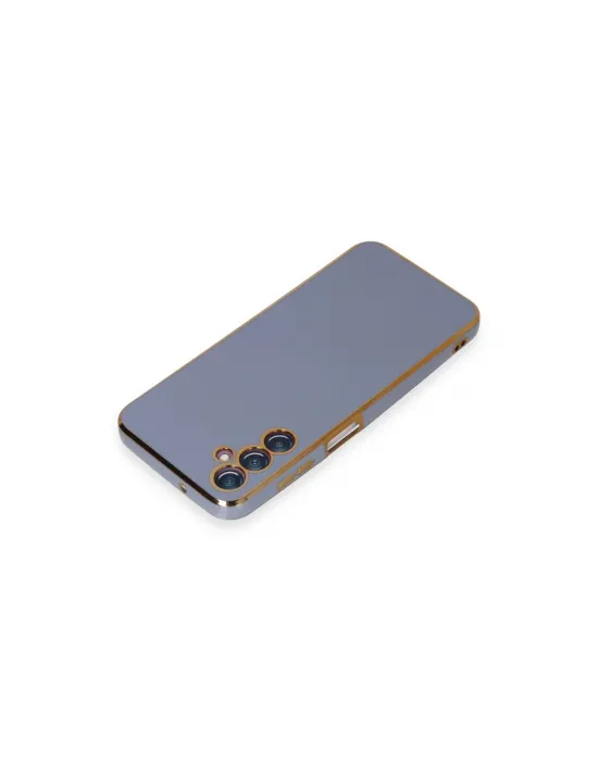 Samsung Galaxy M14 5g Kılıf Volet Silikon - Mavi
