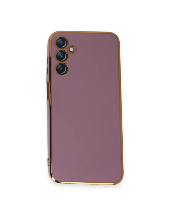 Samsung Galaxy M14 5g Kılıf Volet Silikon - Mor