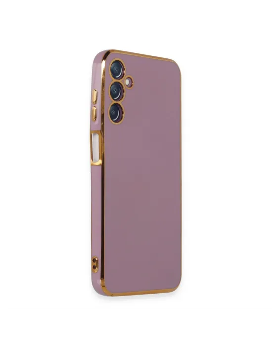 Samsung Galaxy M14 5g Kılıf Volet Silikon - Mor