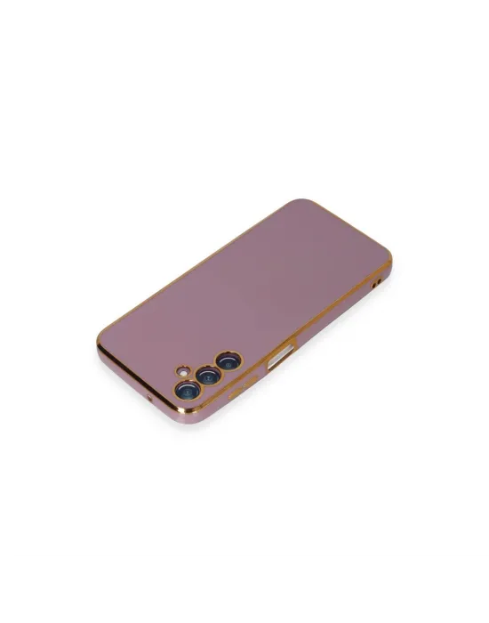 Samsung Galaxy M14 5g Kılıf Volet Silikon - Mor