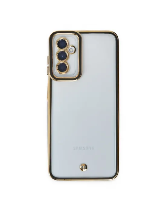 Samsung Galaxy M23 Kılıf Liva Lens Silikon - Siyah
