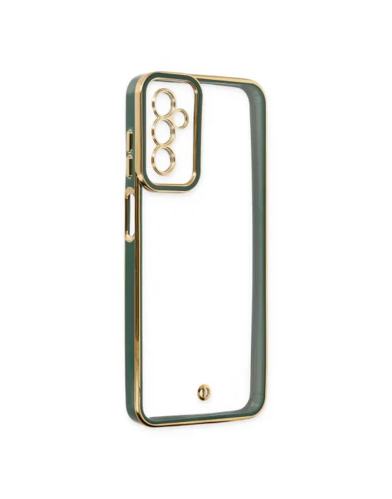 Samsung Galaxy M23 Kılıf Liva Lens Silikon - Yeşil