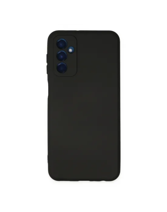 Samsung Galaxy M23 Kılıf Nano İçi Kadife Silikon - Siyah