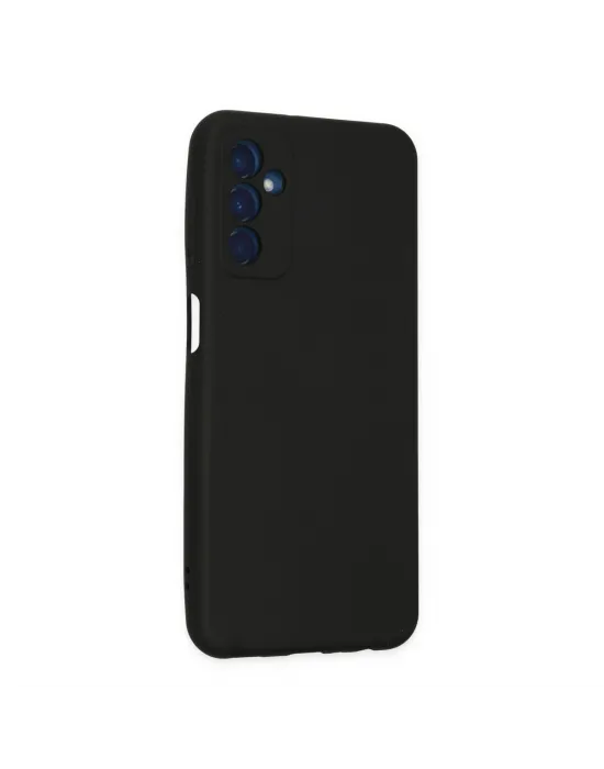 Samsung Galaxy M23 Kılıf Nano İçi Kadife Silikon - Siyah