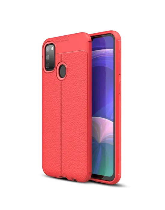 Samsung Galaxy M30s Kılıf Auto Focus Kapak - Kırmızı