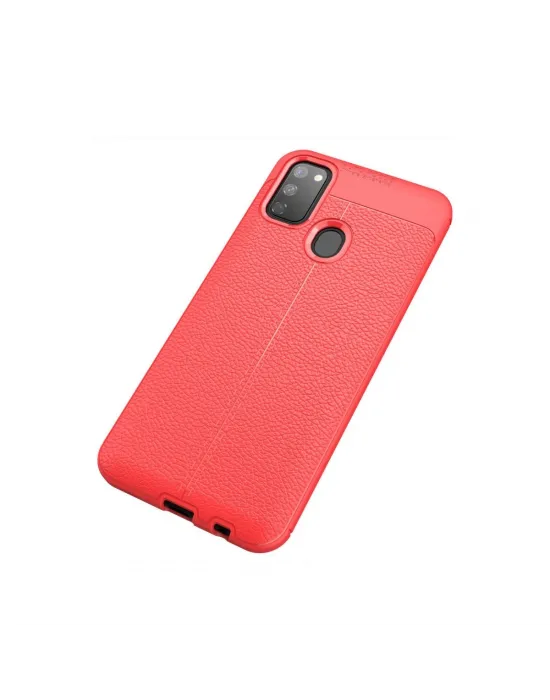 Samsung Galaxy M30s Kılıf Auto Focus Kapak - Kırmızı