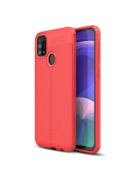 Samsung Galaxy M31 Kılıf Auto Focus Kapak - Kırmızı
