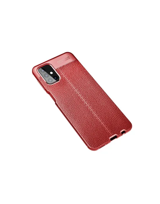 Samsung Galaxy M31s Kılıf Auto Focus Kapak - Kırmızı
