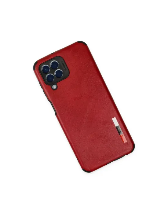 Samsung Galaxy M33 Kılıf Loop Deri Silikon - Kırmızı