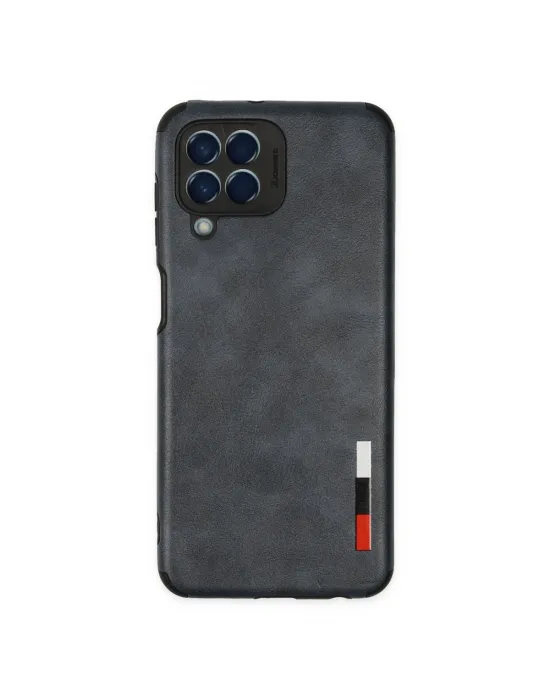 Samsung Galaxy M33 Kılıf Loop Deri Silikon - Lacivert