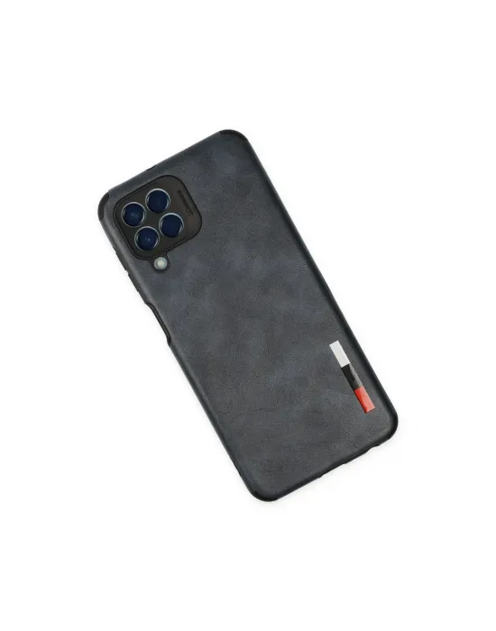 Samsung Galaxy M33 Kılıf Loop Deri Silikon - Lacivert
