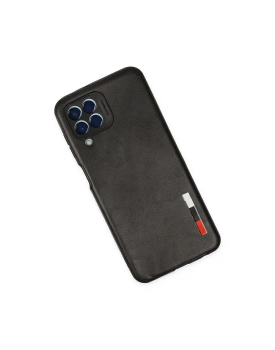 Samsung Galaxy M33 Kılıf Loop Deri Silikon - Siyah