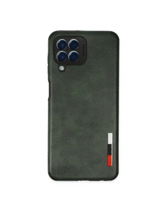 Samsung Galaxy M33 Kılıf Loop Deri Silikon - Yeşil