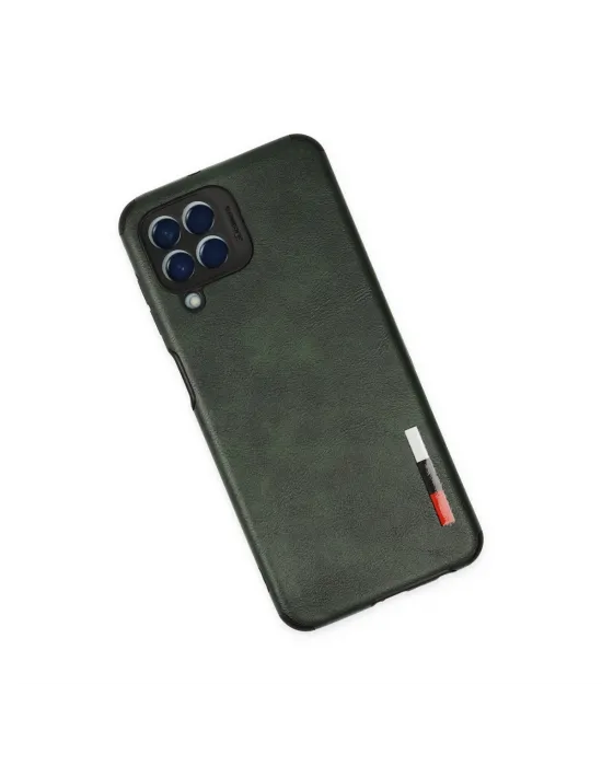 Samsung Galaxy M33 Kılıf Loop Deri Silikon - Yeşil