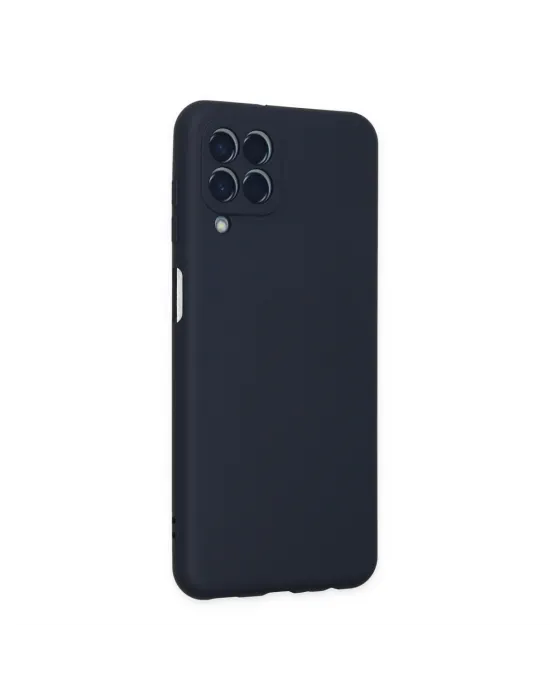 Samsung Galaxy M33 Kılıf Nano İçi Kadife Silikon - Lacivert