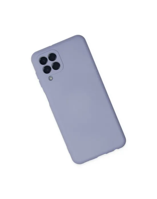 Samsung Galaxy M33 Kılıf Nano İçi Kadife Silikon - Lila