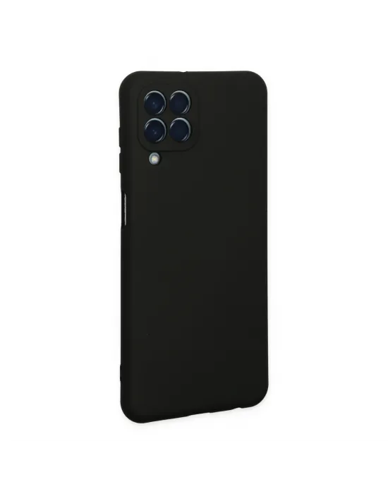 Samsung Galaxy M33 Kılıf Nano İçi Kadife Silikon - Siyah