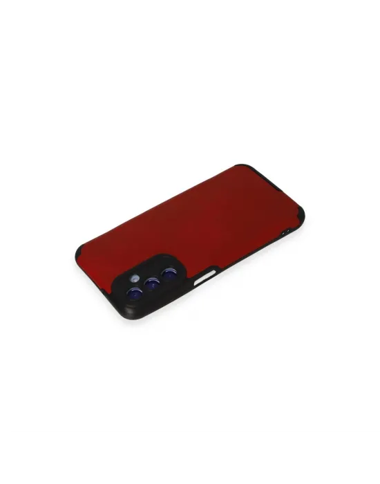 Samsung Galaxy M34 5g Kılıf Loop Deri Silikon - Kırmızı