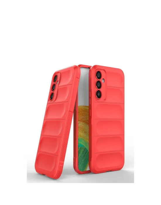 Samsung Galaxy M34 5g Kılıf Optimum Silikon - Kırmızı
