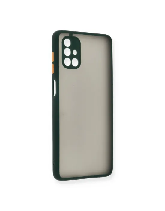 Samsung Galaxy M51 Kılıf Montreal Silikon Kapak - Yeşil